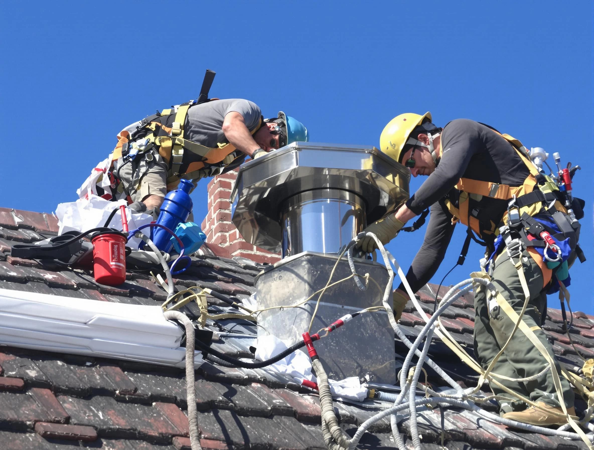Protective chimney cap installed by Florence Chimney Sweep in Florence, AZ