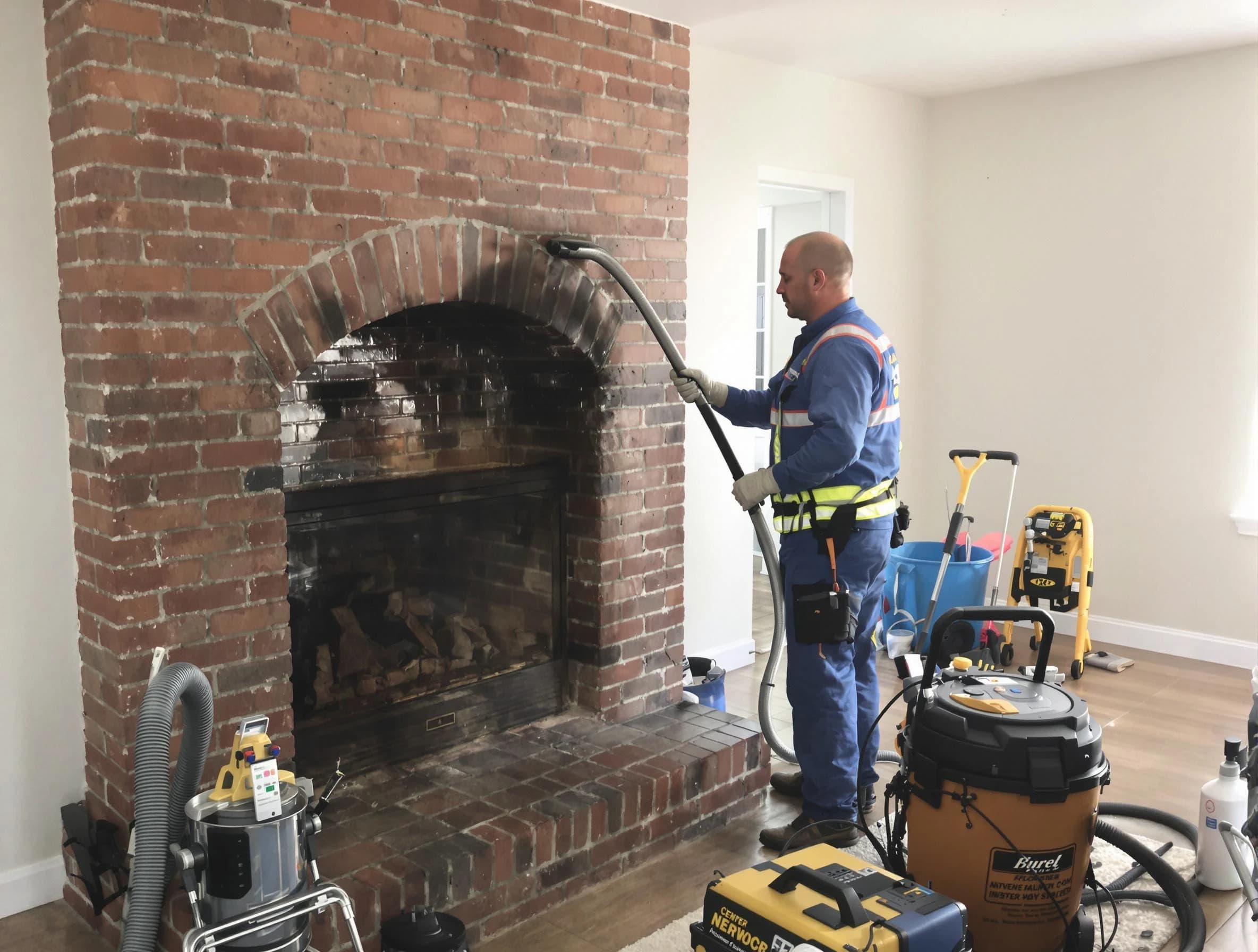 Florence Chimney Sweep expert performing detailed chimney sweep in Florence, AZ