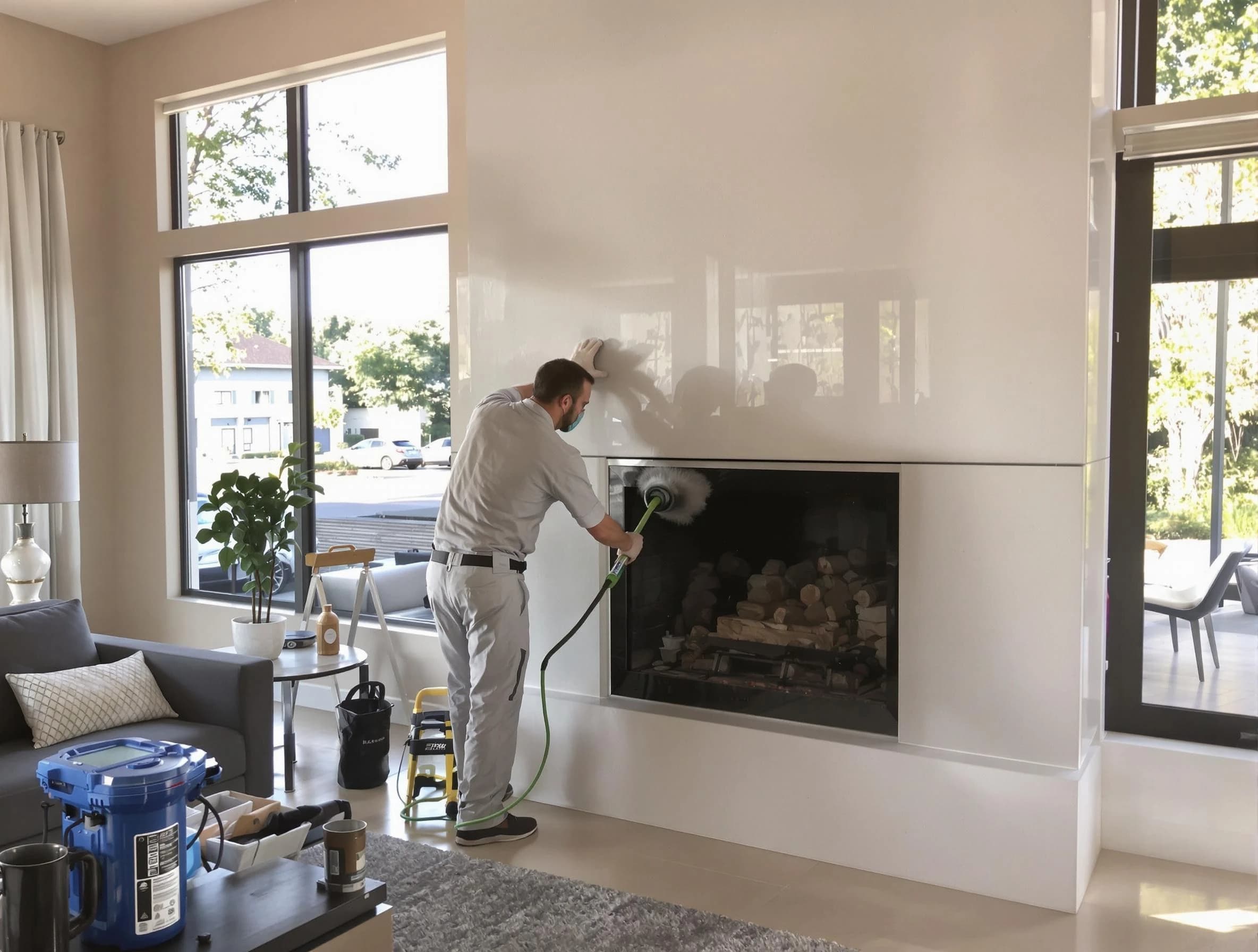 Florence Chimney Sweep performing thorough soot removal in Florence, AZ