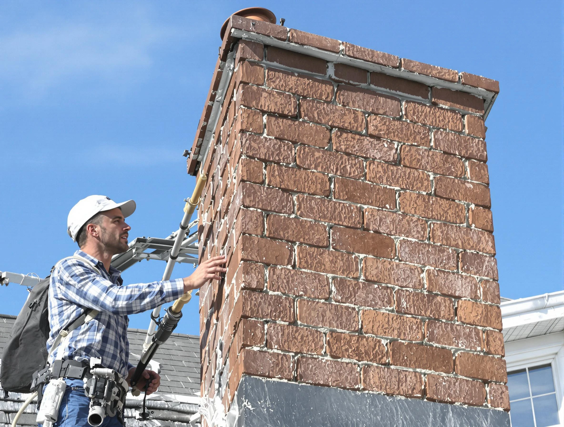 Brickwork for a chimney rebuild by Florence Chimney Sweep in Florence, AZ